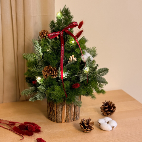 Christmas 2024 thoughtful gifting meaning love Singapore floral design festive tree and wreath