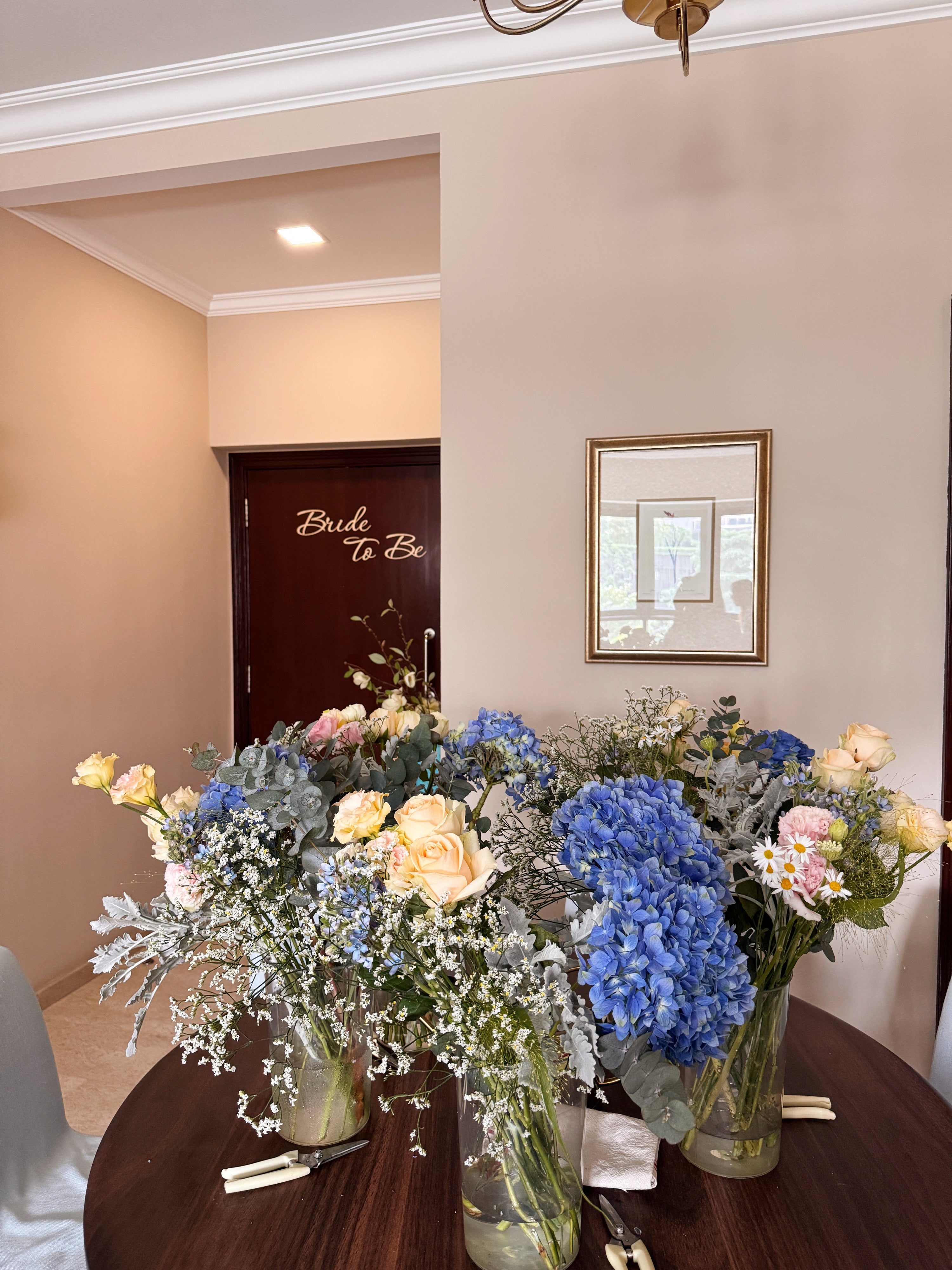 Bachelorette or Birthday Party Flower Arrangement Workshop such as bouquet making or vase arrangement, in Singapore, by Eden's Ground. 