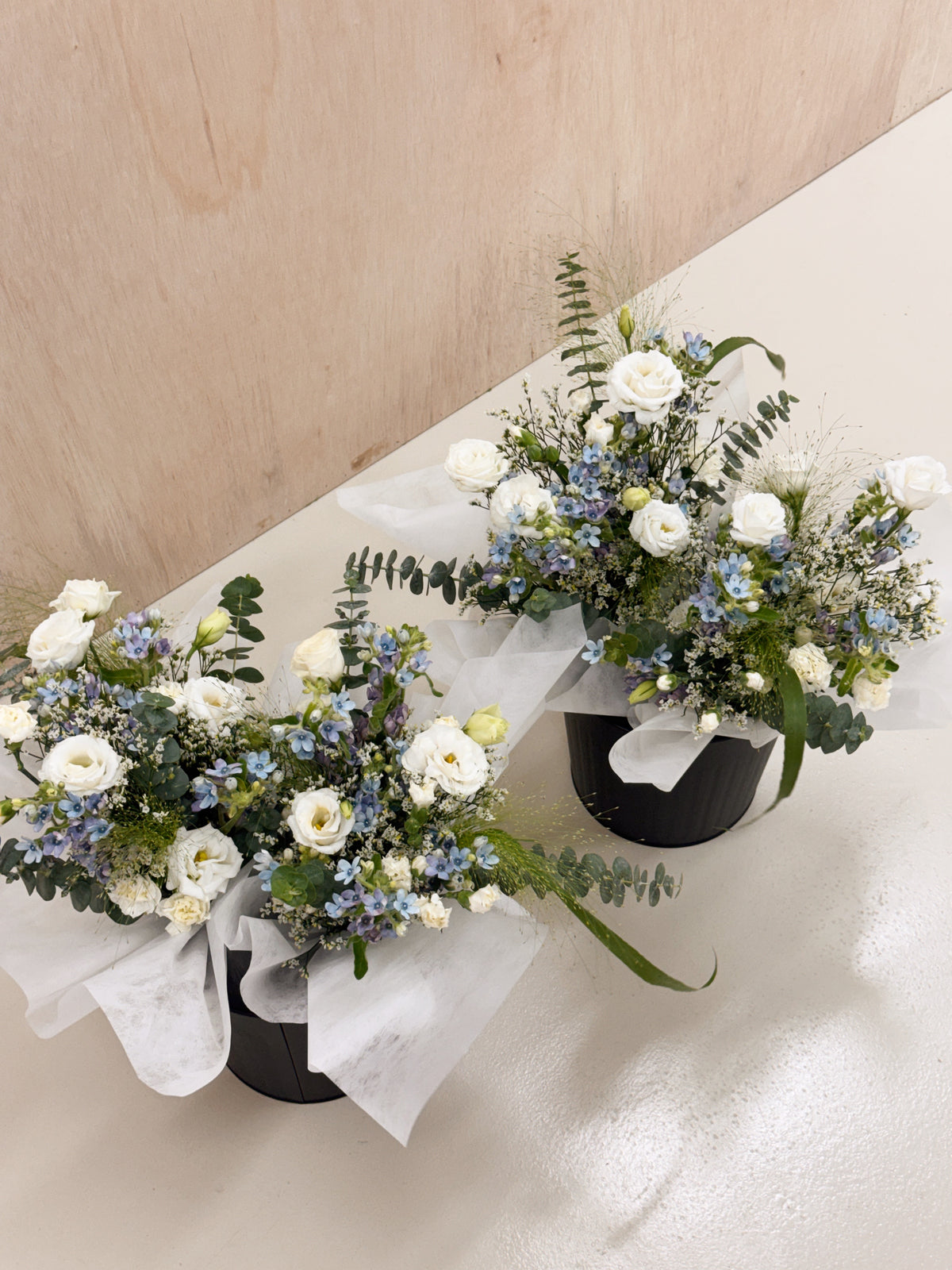 Bespoke bouquet gifts made with fresh flowers for luxury gifting in Singapore for gifting VIPs and VICs in Singapore, by Eden's Ground, a floral design studio.
