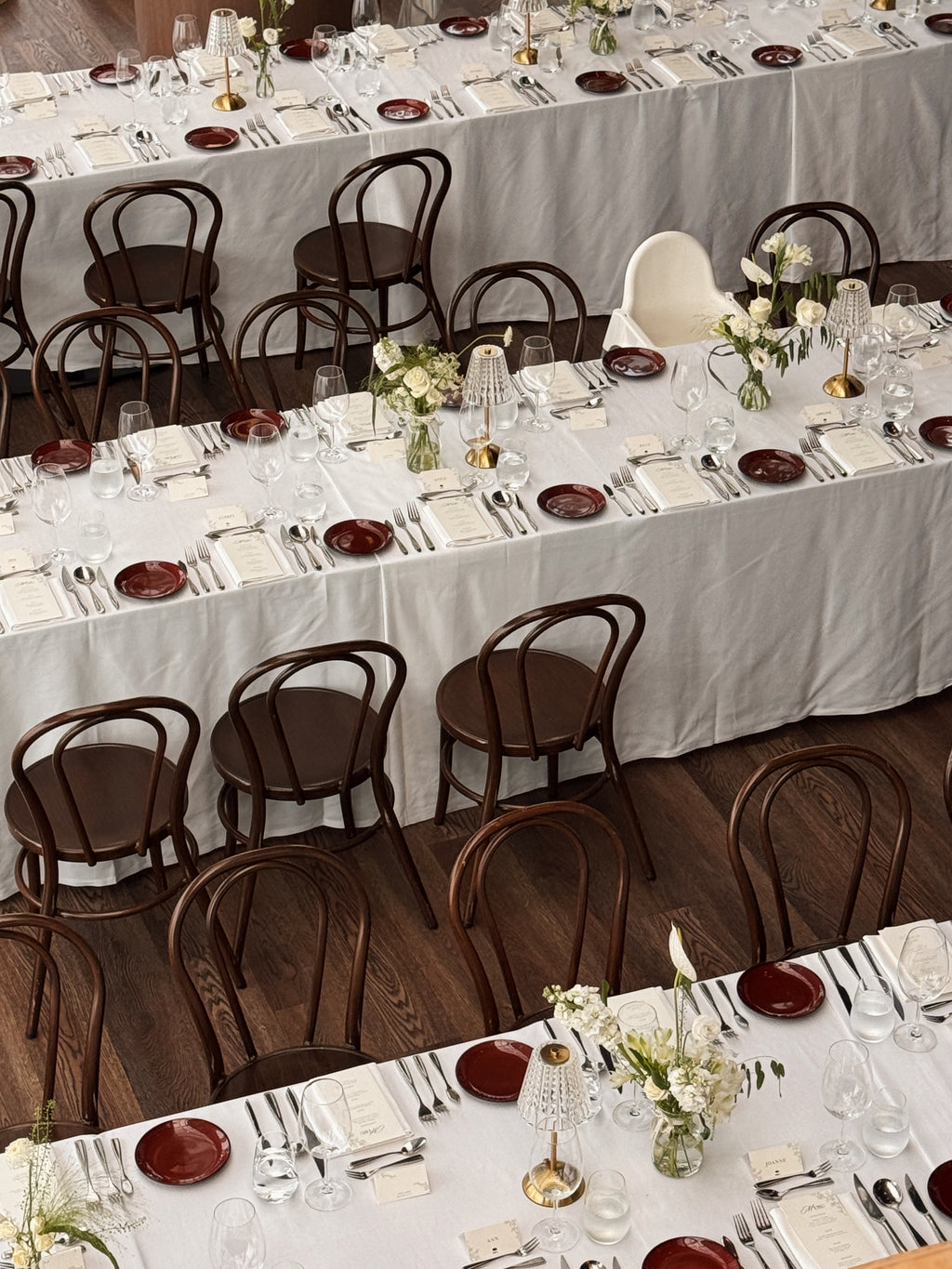 Bespoke Bud Vases Table Arrangements for wedding dinner and wedding luncheon, made thoughtfully to complement your wedding theme. Made by Eden's Ground, a floral design boutique in Singapore.