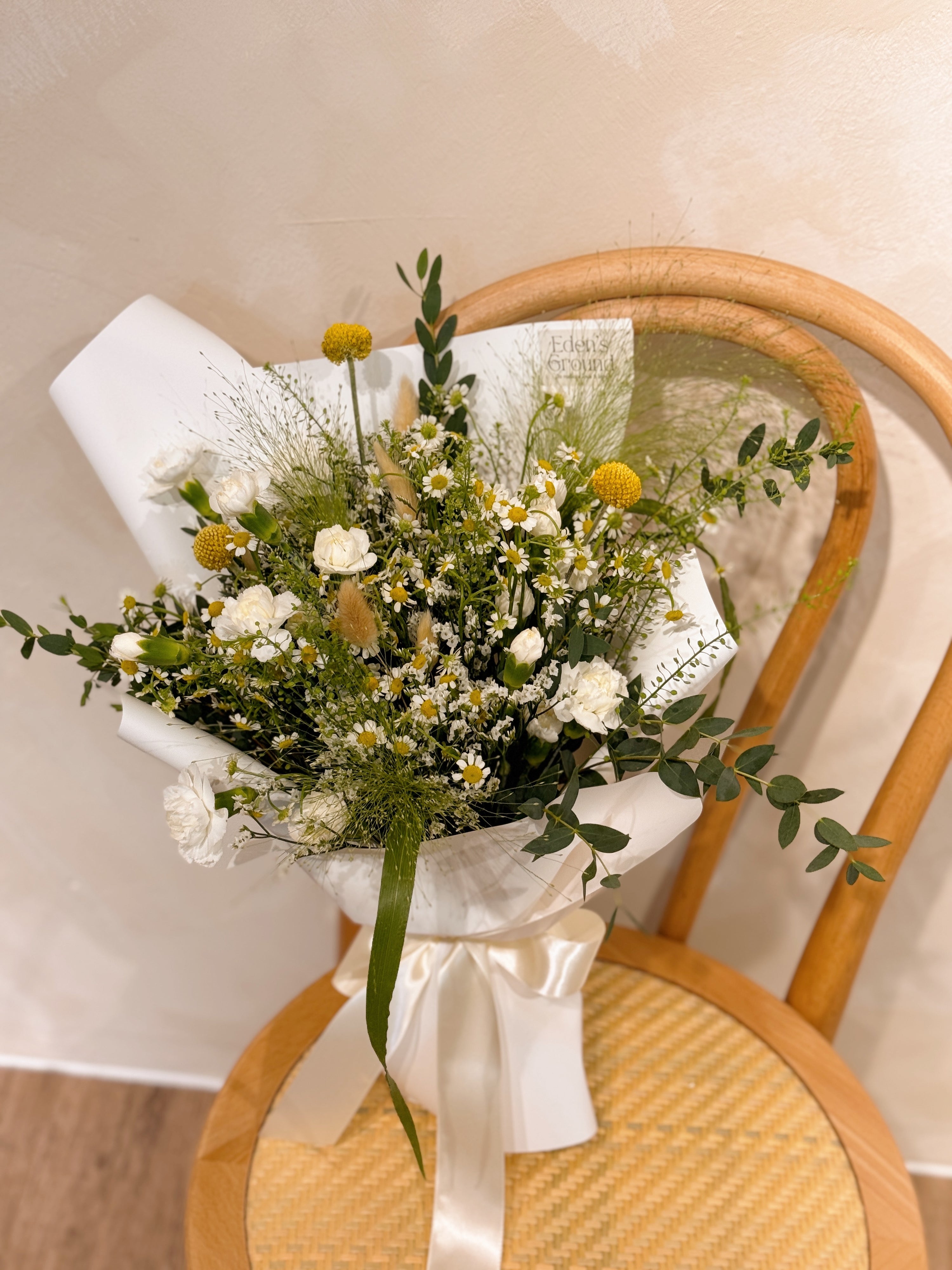 Blooms in the morning light — from Bundle of 3 Fresh Flower Bouquets (Chamomile Daisy)