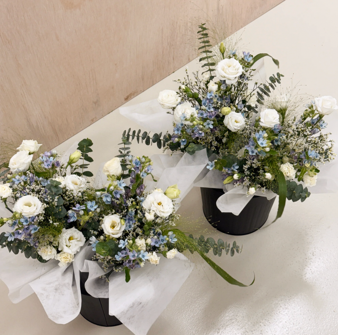 Bespoke bouquet gifts made with fresh flowers for luxury gifting in Singapore for gifting VIPs and VICs in Singapore, by Eden's Ground, a floral design studio.
