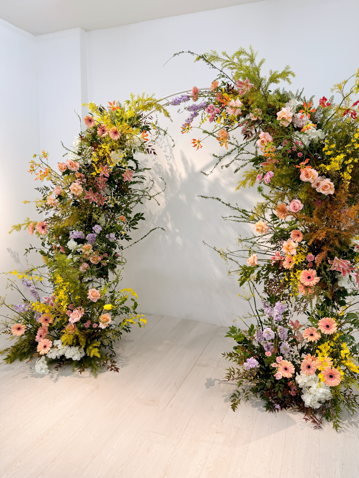 Wedding Floral Deconstructed Arch designed to complement your wedding theme and elevate your venue. Thoughtfully crafted with carefully selected blooms, this arch can frame your entrance, enhance your stage décor, or serve as a beautiful photo backdrop for guests and cherished moments. Crafted by Eden’s Ground, a floral design boutique.