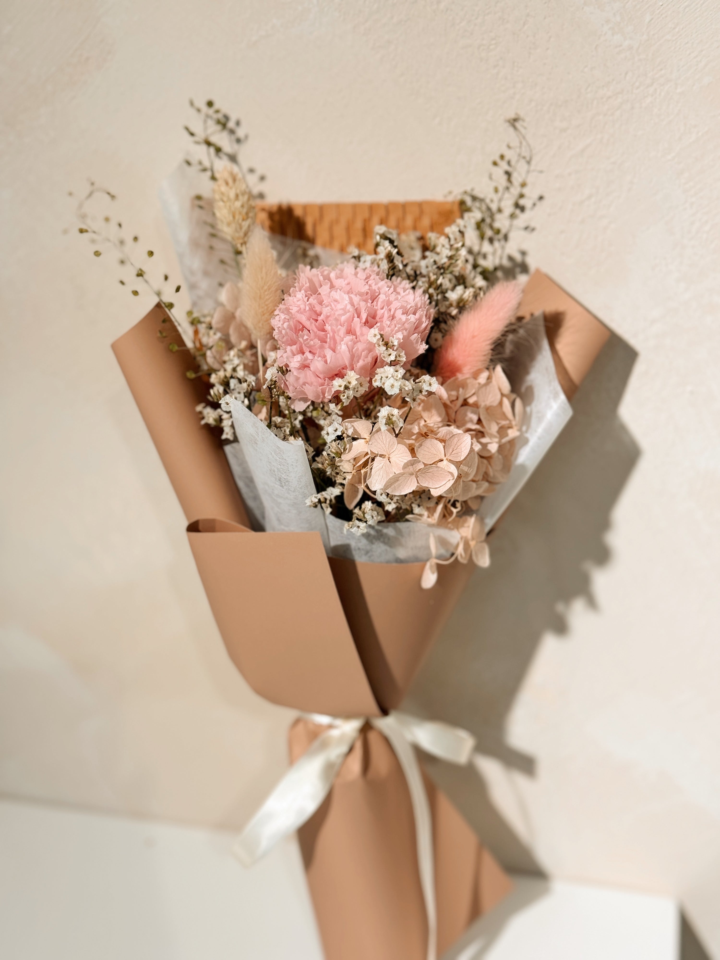 From the heart — Bundle of 5 Preserved Flower Bouquets (Rose/ Carnation) *more colours available