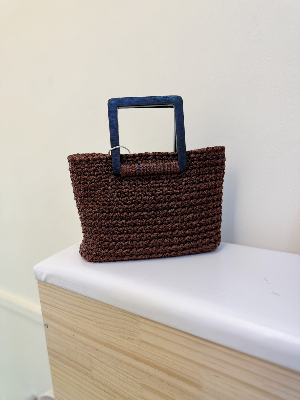 Handmade handcrochet bags purse made in Singapore sg local handcraft craft diy quality premium crochet knit mother love birthday present gift idea high fashion design free delivery artisan tote bag tote golden sunshine sand beige happy influencer celebrity it bag