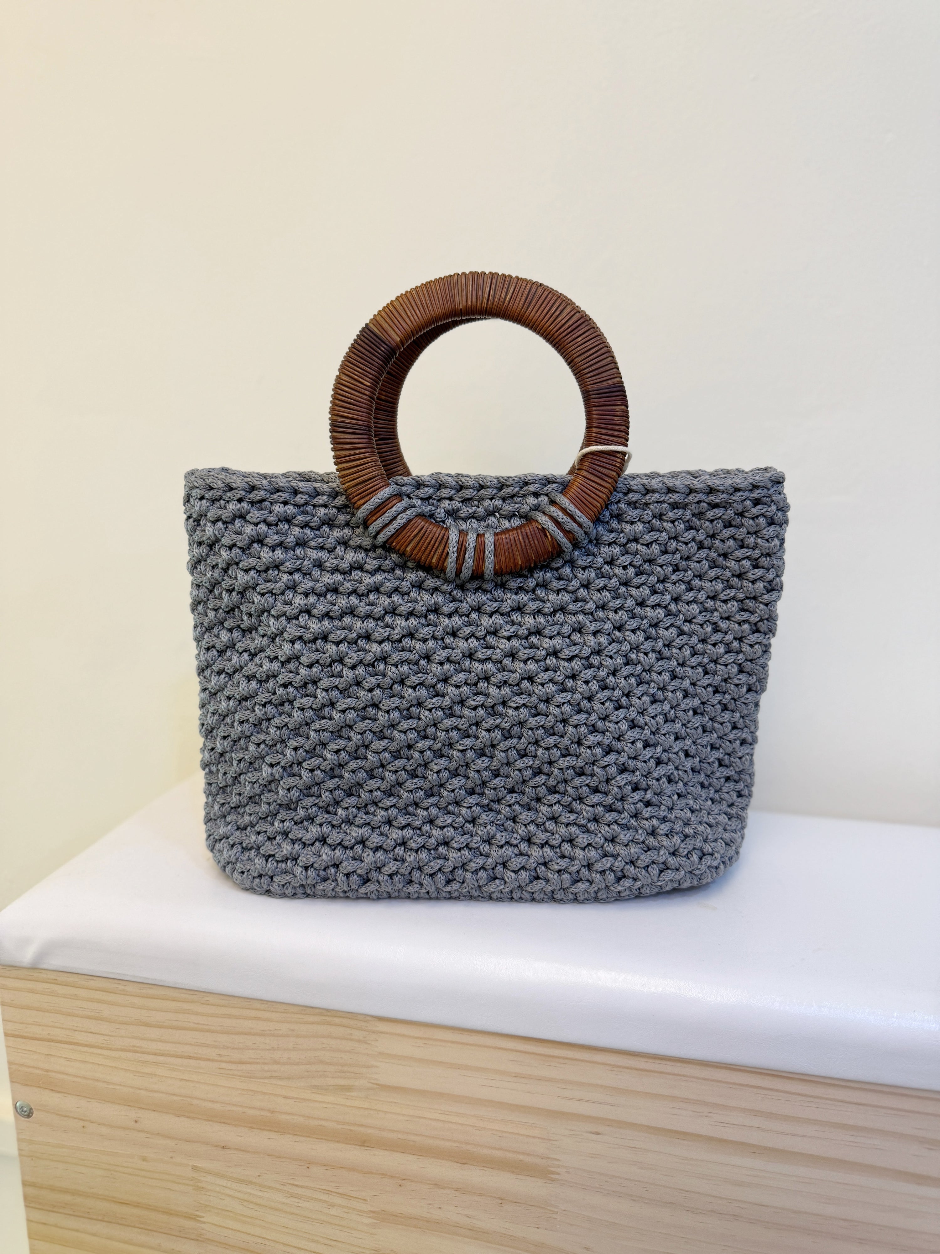 Handmade handcrochet bags purse made in Singapore sg local handcraft craft diy quality premium crochet knit mother love birthday present gift idea high fashion design free delivery artisan tote bag tote
