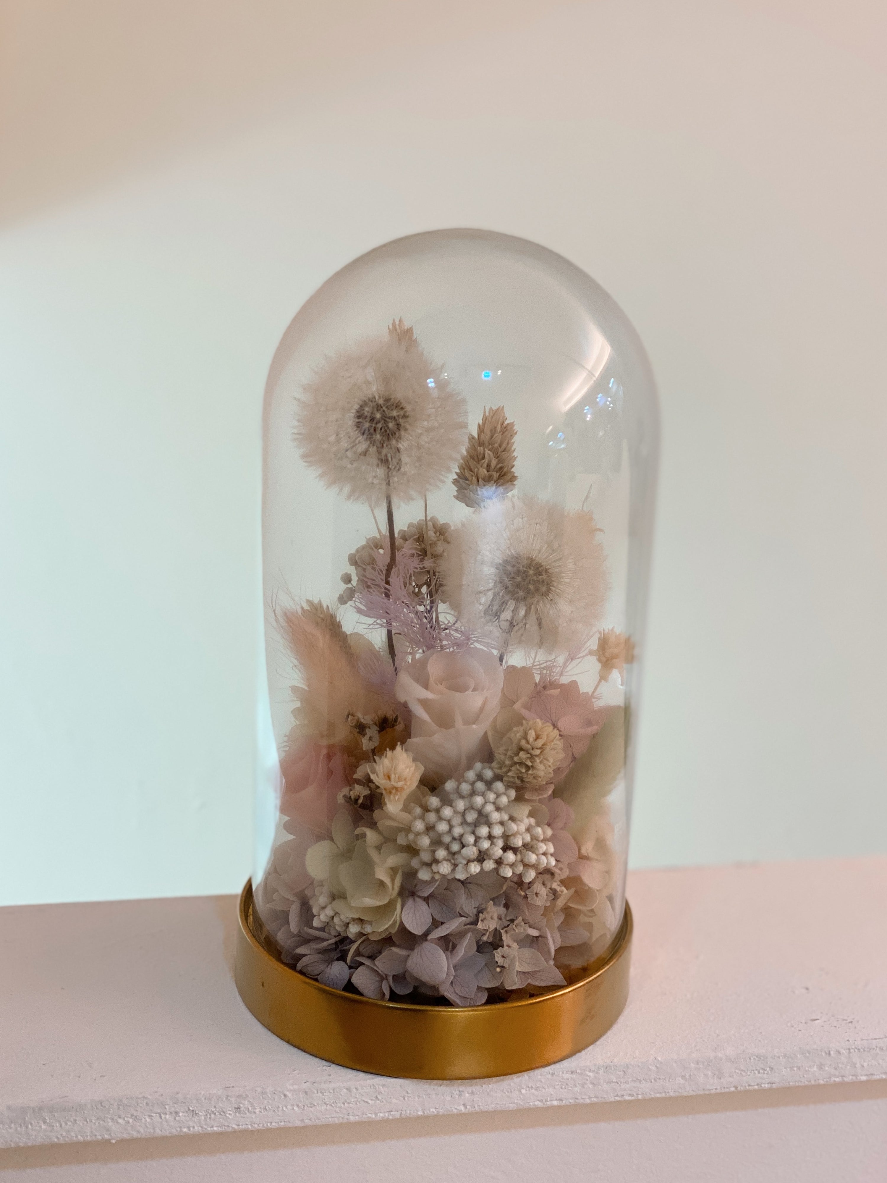 Catching magic, make a wish  — Preserved Flower Dome