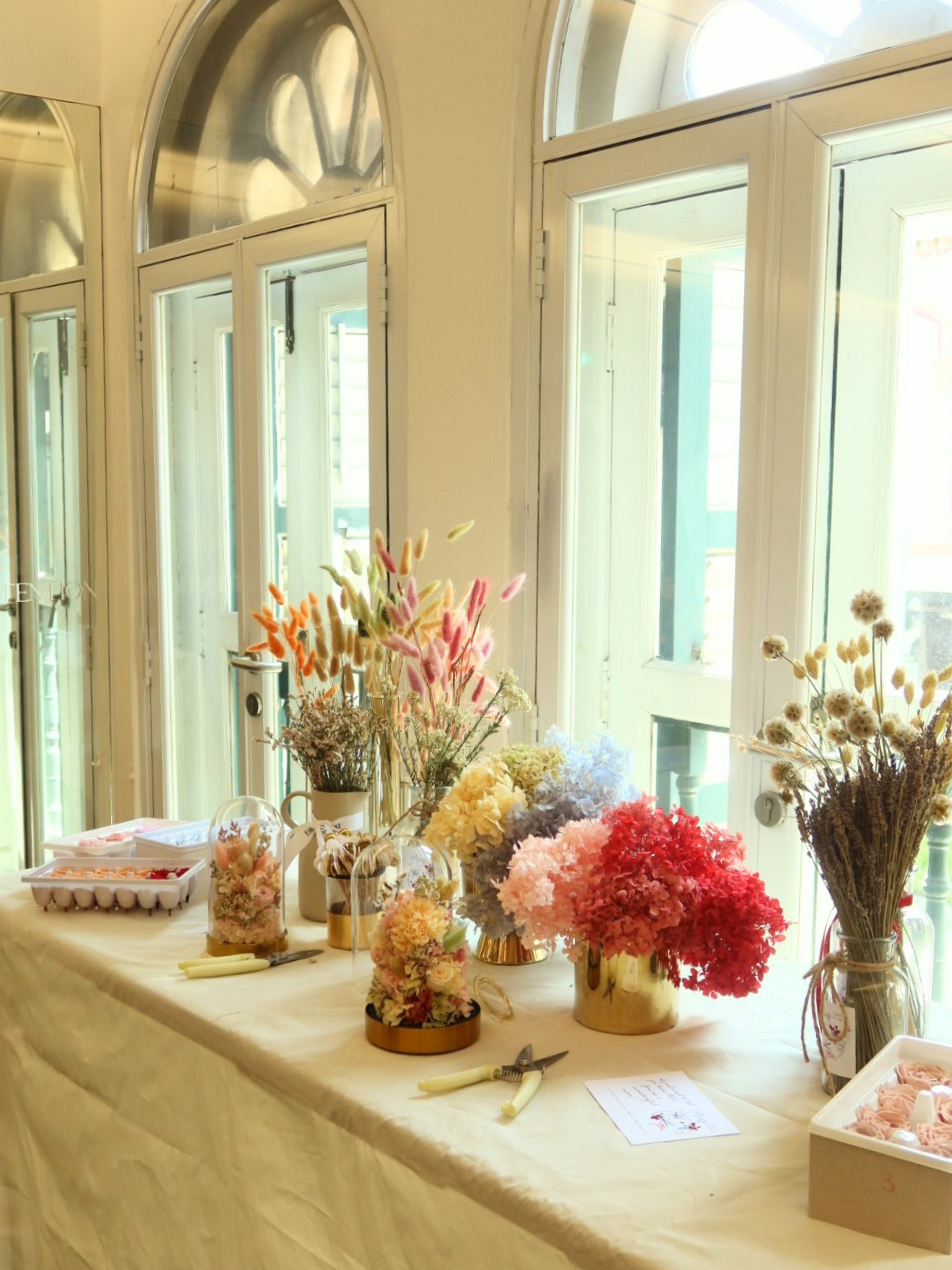 Celebrate Mother’s Day 2025 with a pilates reformer workout by REIGN Pilates, followed by a lighted preserved flower dome arrangement workshop by Eden’s Ground.