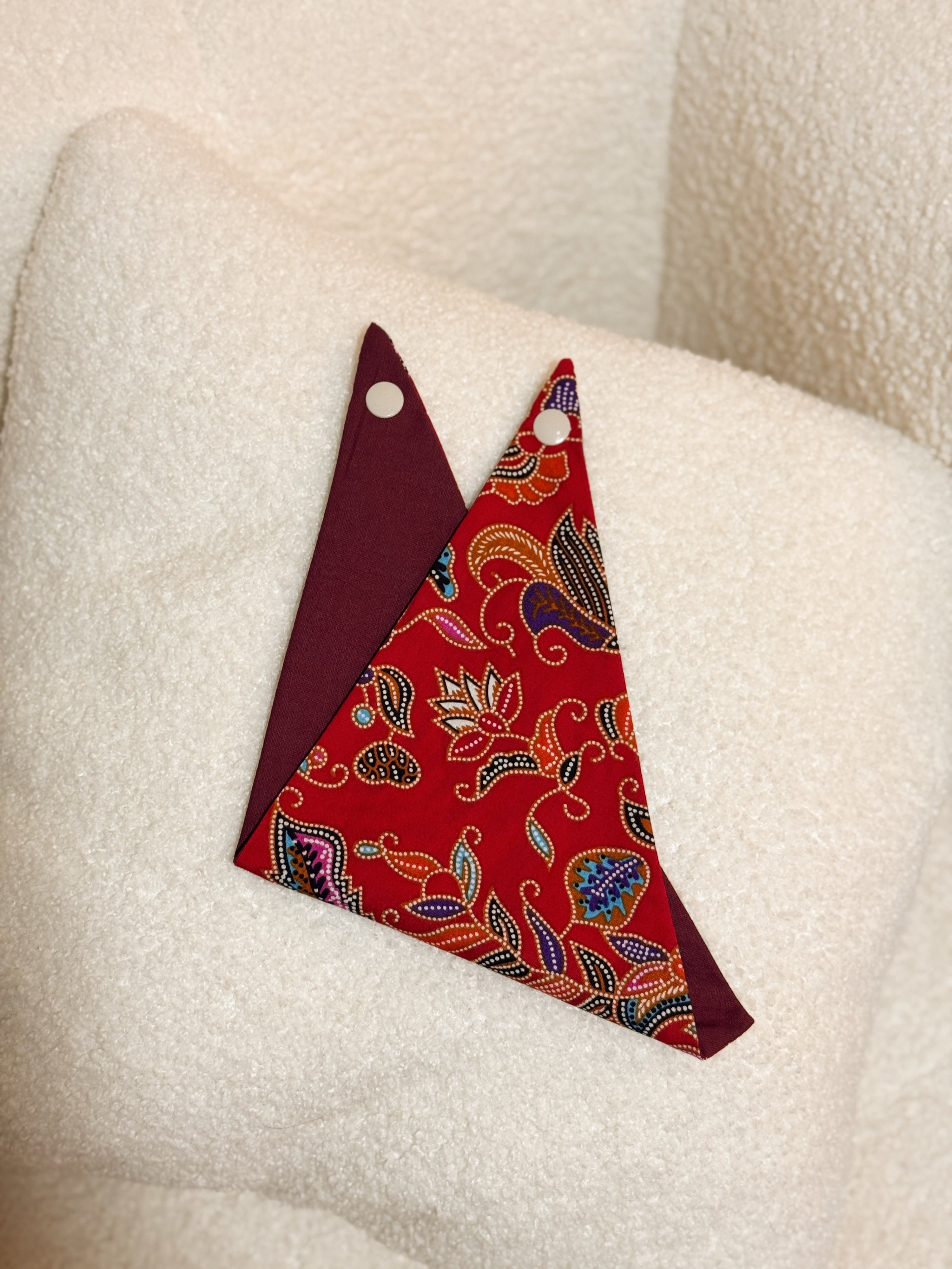 Handmade in Singapore, cats and dogs pet bandana for CNY and VDAY, by Glisten Couture.