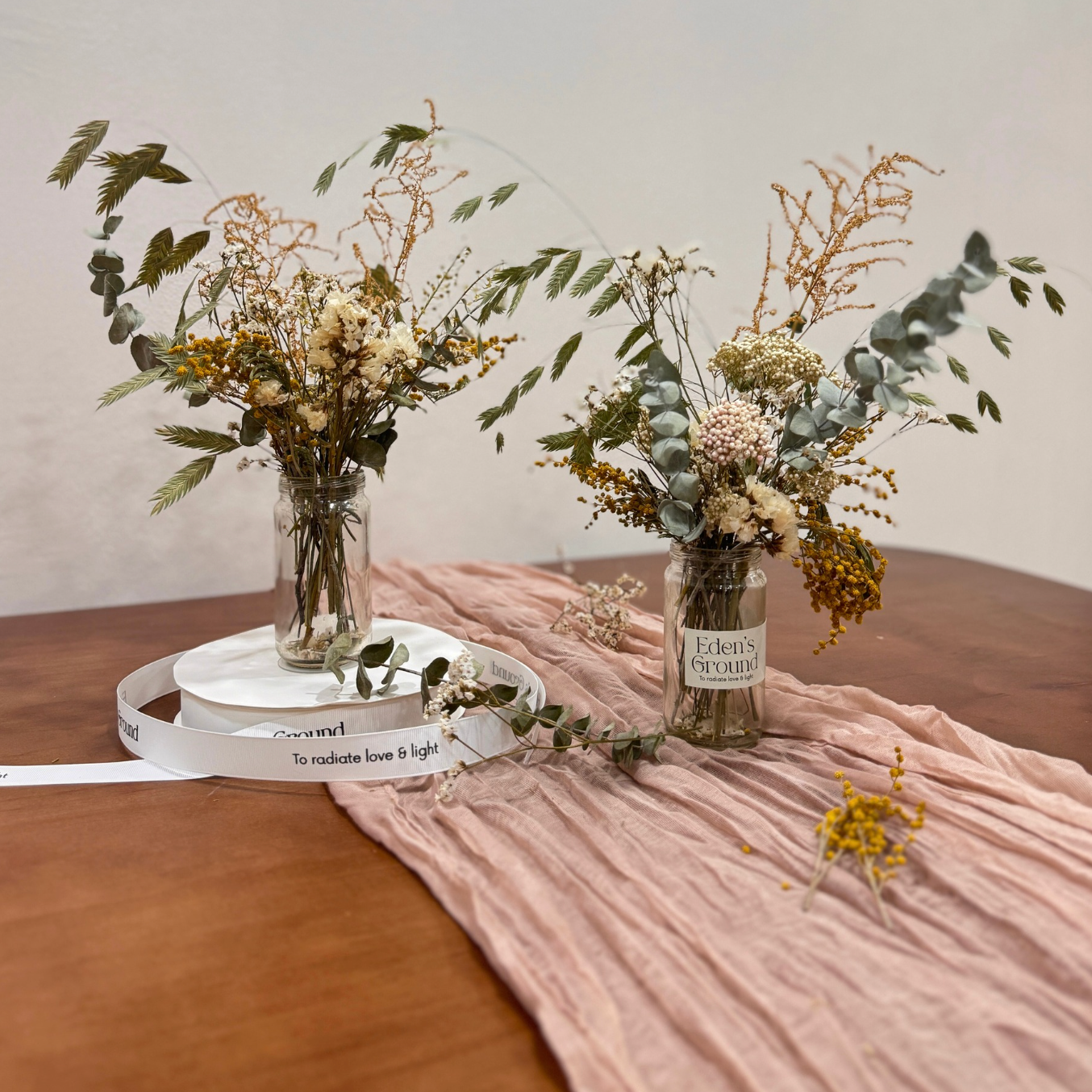Petals with Purpose Dried Floral Bar is an initiative to repurpose and give back to our community.