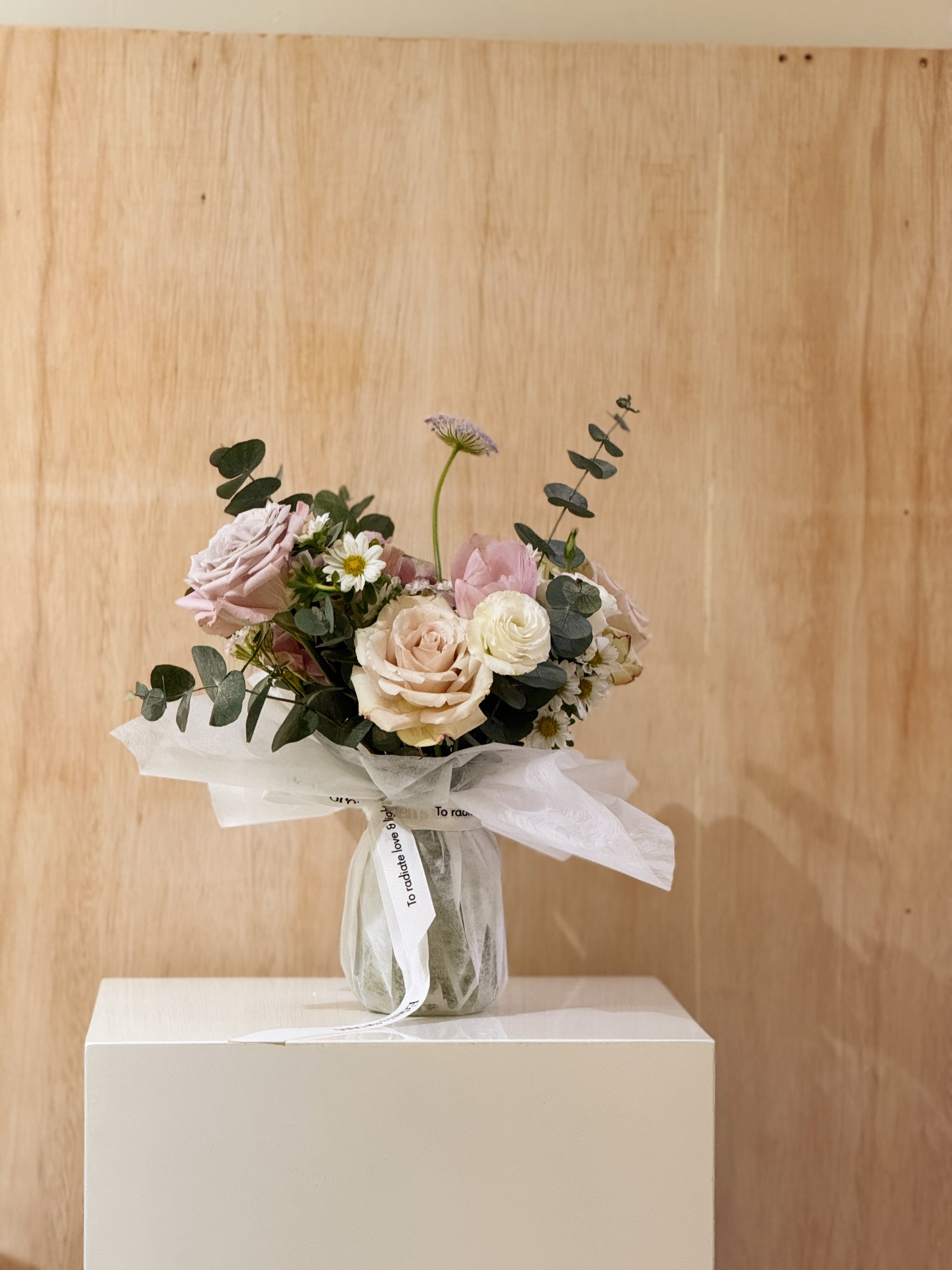 Vase Arrangement Bouquet for luxury brand like Chanel and Dior in Singapore for festive gifting in Singapore, by Eden's Ground, a floral design studio.