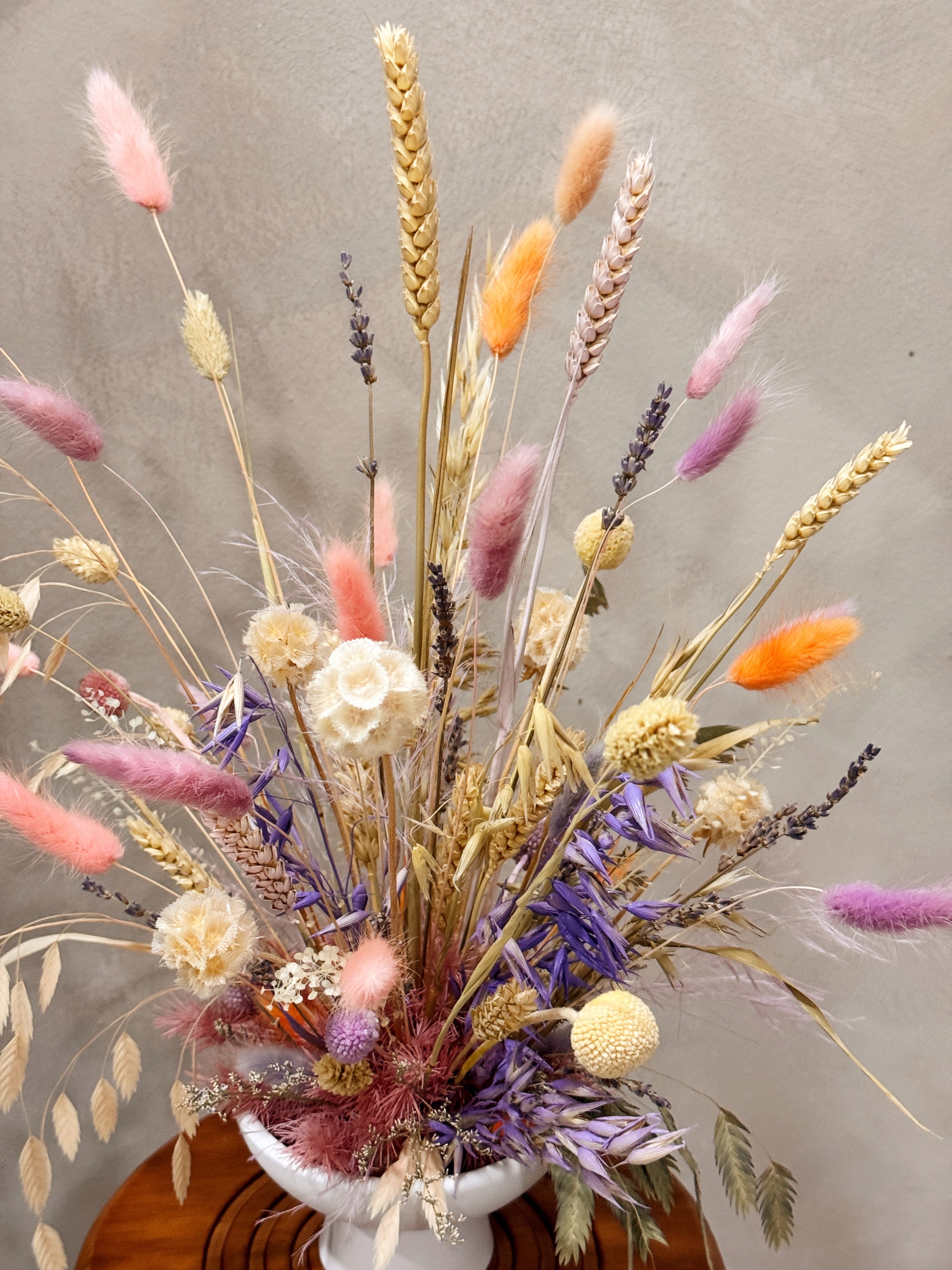 A preserved and dried flower vase arrangement workshop, inspired by wabi-sabi and ikebana designs. Guided by Eden's Ground, a floral design boutique.
