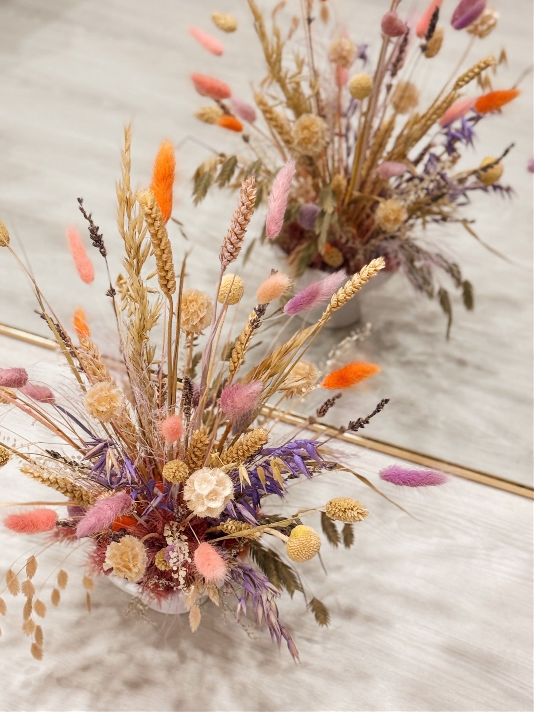 A preserved and dried flower vase arrangement workshop, inspired by wabi-sabi and ikebana designs. Guided by Eden's Ground, a floral design boutique.